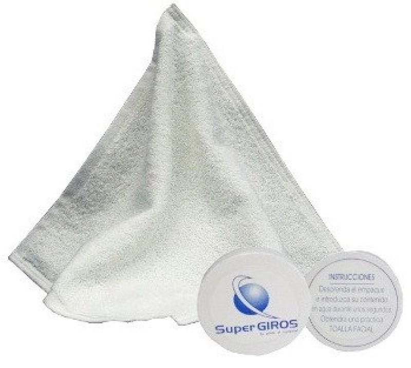 Toalla Comprimida redonda, 30 x 30 cmts