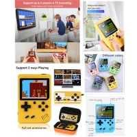 Juegos Retro Portatiles 400 en 1, 11.5 x 7.5 x 2 cmts