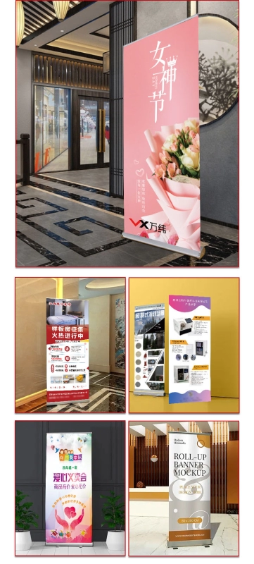 Porta Banner Retractil, de 60 x 120, 80 x 200 o 120 x 200 cmts