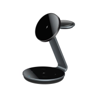 Cargador Inalambrico Magnetico 3 en 1, carga rapida 15W