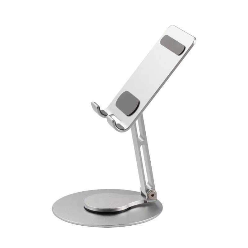 Stand metalico para Celular y Tablet, con medida 10.5 x 11.2 x 3.2 cmts