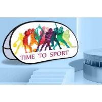 Valle Publicitaria en tela elastica con marco, tamaño 2.00 x 1.00 mts