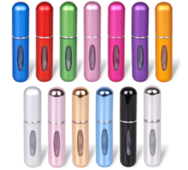 Atomizador de Perfumes para Cartera, plastico, de 80 x 11 mm