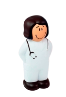 Antistress en forma de Doctora/ Enfermera, elaborado en PU