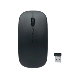 Mouse Inalambrico en caucho siliconado, tamaño 11 x 5.9 cmts