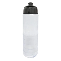 Botella PVC de 650 ml, de 24 cmts de alto x 6.7 cmts de diametro, tapa push pull