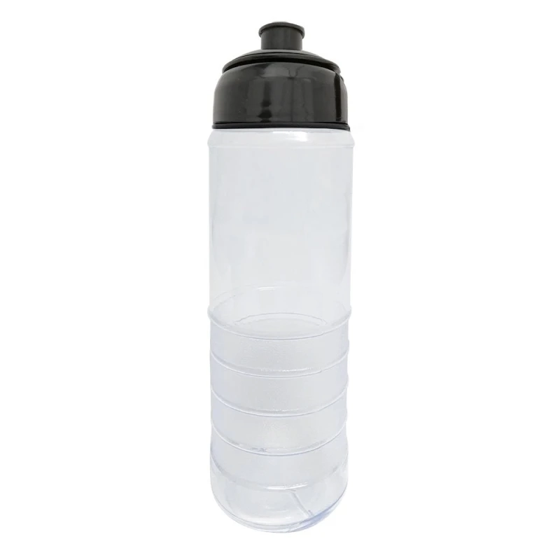 Botella PVC de 650 ml, de 24 cmts de alto x 6.7 cmts de diametro, tapa push pull