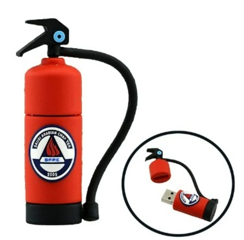 Memoria USB en PVC 3D diseño Extintor