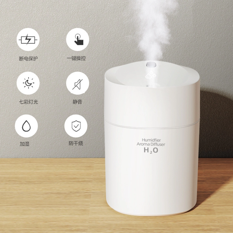 Humidificador de 150 ml, elaborado en ABS, 7 x 7 x 9.5 cmts