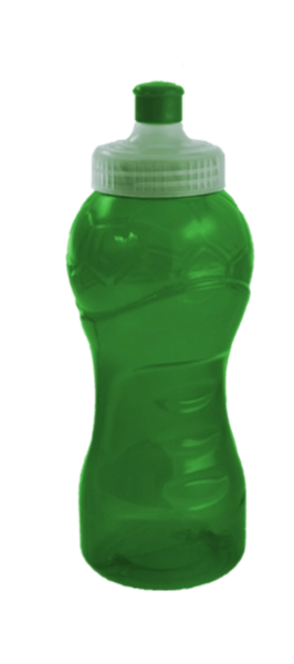 Botilito Balon, de 630 ml, 21 onzas,  tapa Push-üll. 21 x 8.1 cmts, en PVC/PP