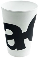 Vaso de 14 onzas, 414 ml, 12 x 8.3 cmts (5.3 diam inferior), en Polipropileno