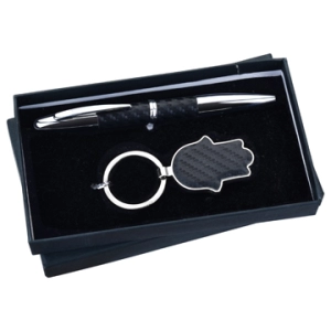 Set de Regalo en Caja con Llavero y Boligrafo