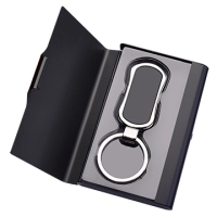 Set de Regalo, Portatarjetas y Llavero dentro