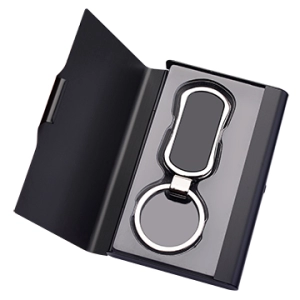 Set de Regalo, Portatarjetas y Llavero dentro