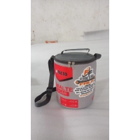 Lonchera Circular America, 18 cmts diametro x 23 cmts alto, forro y espuma