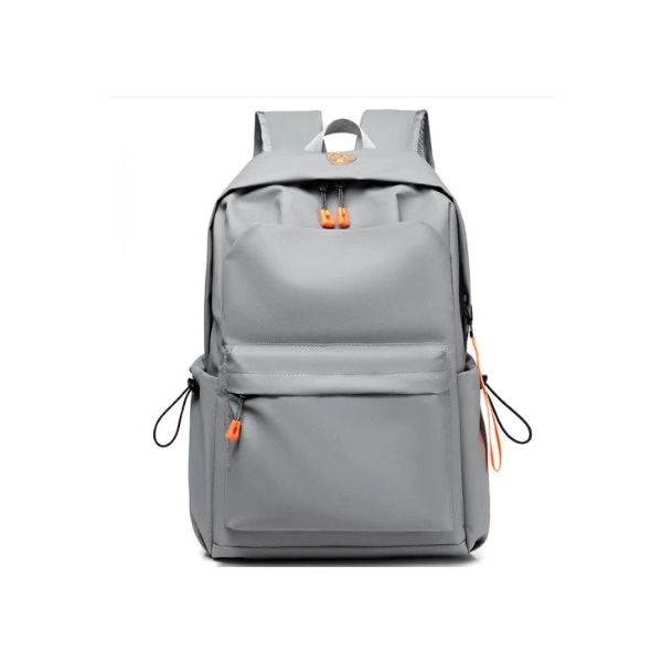 Morral Polonia, en lona con 3 bolsillos externos, medida 45 x 32 x 15 cmts