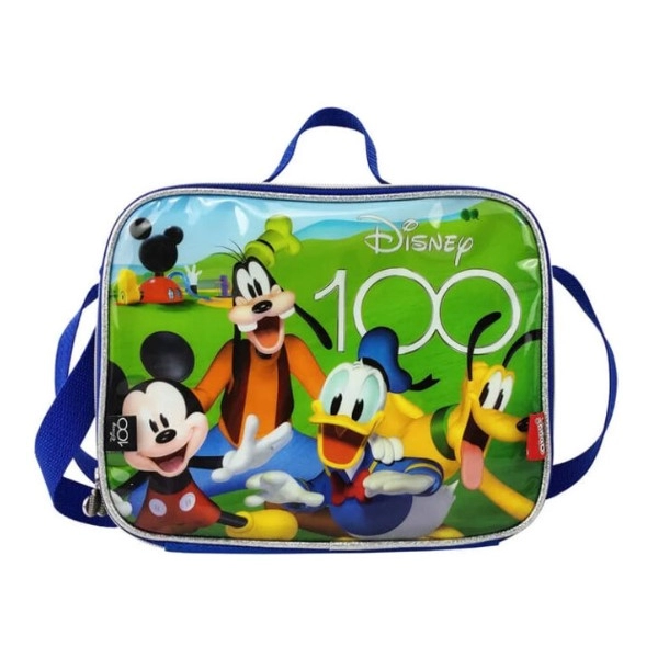 Lonchera Inflantil Doral, con bolsillos internos, forro y espuma, 25x20x10 cm