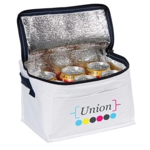 Lonchera Kusadasi, bolsillo frontal, con forro y espuma, 20 x 18 x 15 cmts