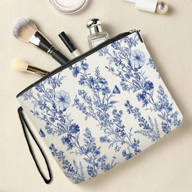 Cosmetiquera Ibiza, en poliester, sublimada, de 26 x 18 x 7 cmts, con agarradera