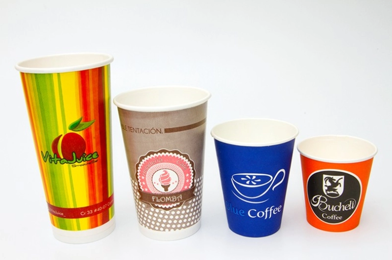 Vasos de Carton de 4, 7, 10, 12, 16 y 22 onzas, en 230 gramos,