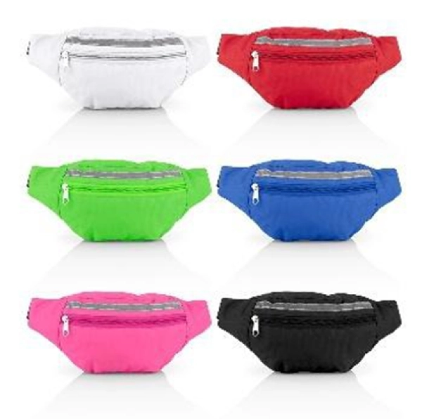 Canguro Brisbane, doble bolsillo, en lona impermeable, 22 x 13 x 8 cmts