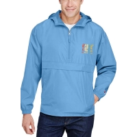 Chaqueta Sunshine con capucha, en poliester antifluido, con forro interno