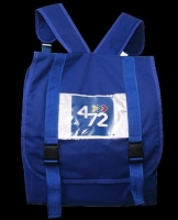 Morral Santiago, de Mensajería, en Lona,  de 50 x 40 x 25 cmts,