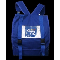 Morral Santiago, de Mensajería, en Lona, de 50 x 40 x 25 cmts,