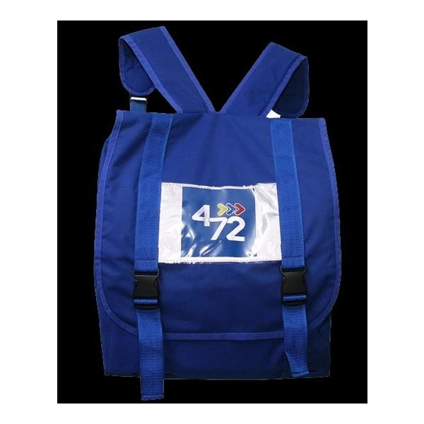 Morral Santiago, de Mensajería, en Lona, de 50 x 40 x 25 cmts,