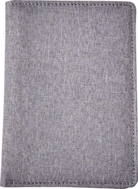 Portadocumentos Nassau, en imitacion cuero, multiples bolsillos, 14.5 x 10.3 cmts