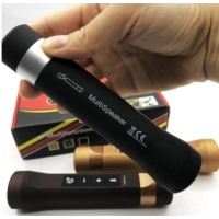 Linterna con Parlante Bluetooth, en ABS, 16 x 4.5 x 4.1 cmts, peso 270 gramos