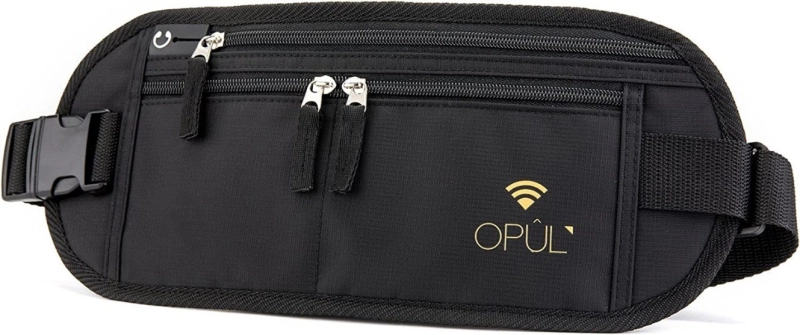 Canguro Peru Portadocumentos con multiples bolsillos, en lona, 35.5 x 15 x 1.5 cm