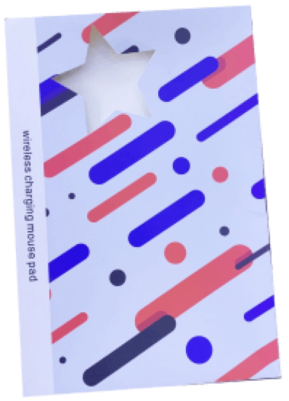 Mouse Pad con Cargador Inalámbrico y luz LED, en PU, de 10W