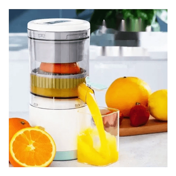 Exprimidor de Citricos, 400 ml, Recargable USB 1600 mAh