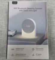 Parlante BT, con White Noise, y Luz Nocturna,  en ABS, 11 x 9 x 4.6 cmts