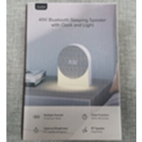 Parlante BT, con White Noise, y Luz Nocturna, en ABS, 11 x 9 x 4.6 cmts