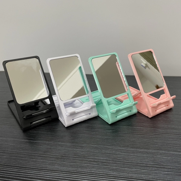 Stand Plastico economico para Celular y Tablet, tamaño cerrado 12 x 6.2 x 1 cmts