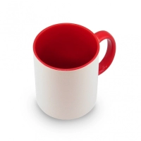 Mugs en Cerámica de 11 onzas, color blanco, interior en color