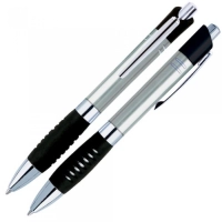 Boligrafo Balotelli, plastico, con Grip ergonómico y Clip Metalico