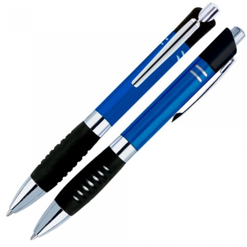 Boligrafo Balotelli, plastico, con Grip ergonómico y Clip Metalico