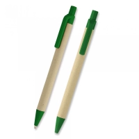 Boligrafo Ecológico Fenix, 14.4 cmts, en carton reciclado