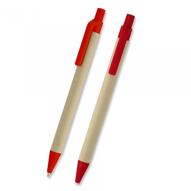 Boligrafo Ecológico Fenix, 14.4 cmts, en carton reciclado