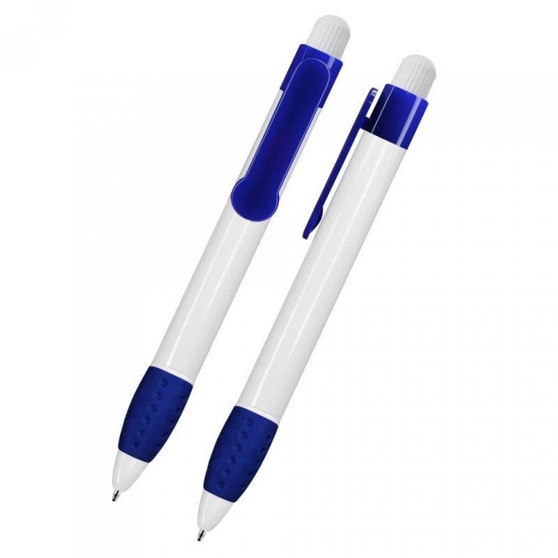 Boligrafo Morrison, plastico, con agarre en Rubber