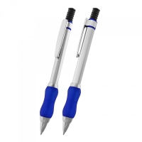 Boligrafo Tayler, metalico, con grip en Silicona.