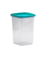 Recipiente Multiusos 0.5 Litro, con tapa, 12.4 x 9.2 x 9.2 cmts, en PP