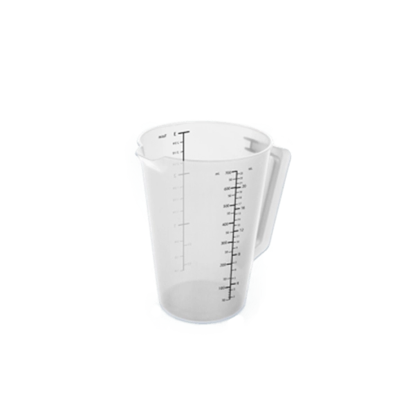 Jarra Medidora Redonda 750 ml, 14 x 10.5 cmts