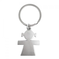 LLavero Gretel, metalico, 3.5 x 2.5 cmts