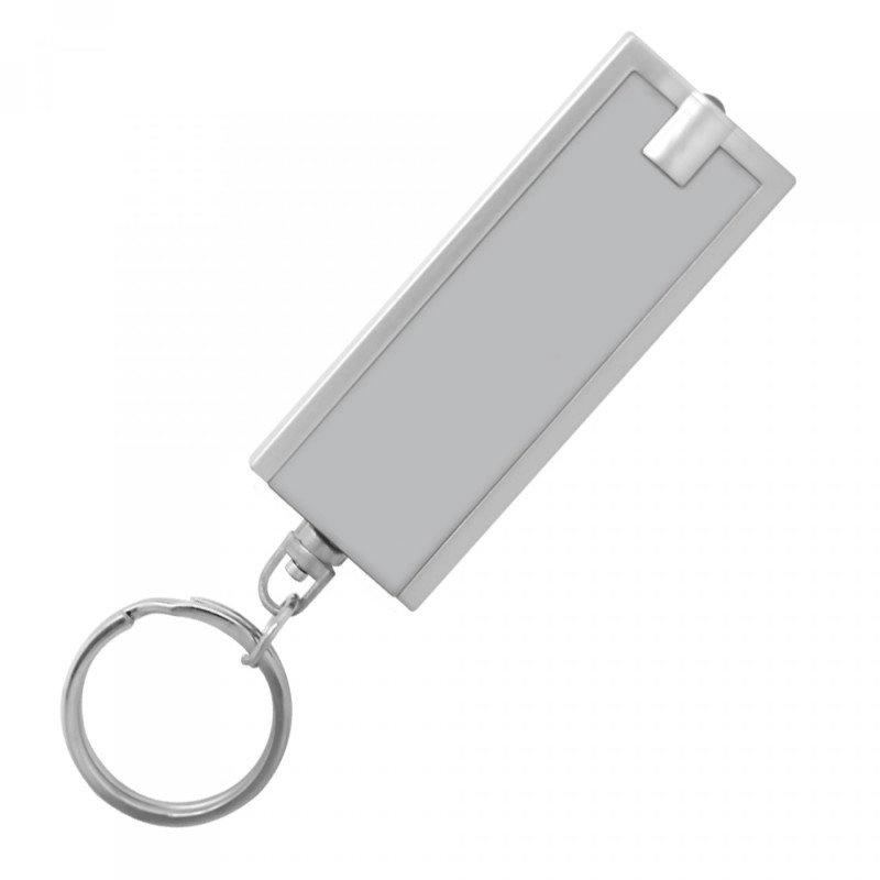 Llavero Linterna con Luz Led, 6 x 2.5 x 0.8 cmts.