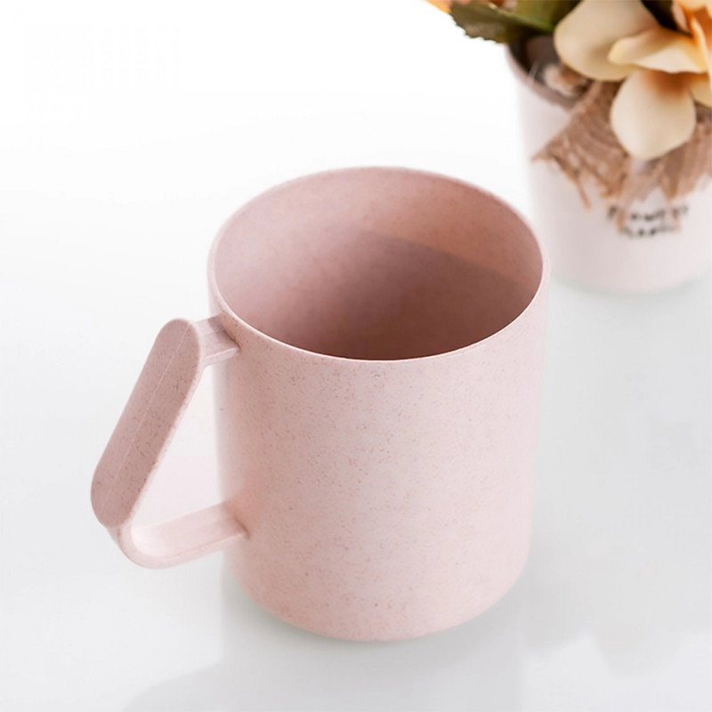 Mug Earth, en paja de trigo biodegradable, 400 ml., 10 x 8 cmts