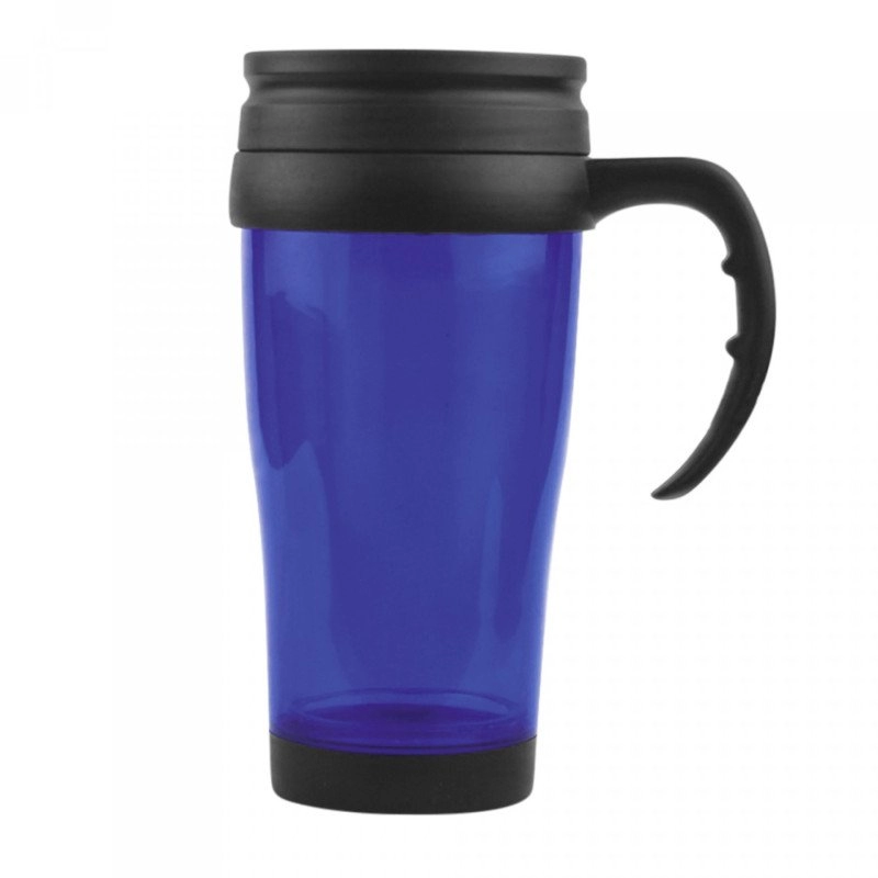 Mug Traslucido, 16 onzas, 17.2 x 8.5 cmts, en acrílico con doble pared